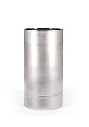 Труба L=0,3 м одностінна з нержавіючої сталі