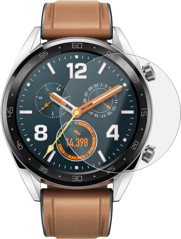 Защитное стекло Huawei Watch GT (Прозрачное 2.5 D 9H) (Хуавей Вотч Джи Ти) - фото 1 - id-p920988716