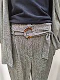 Костюм брючний жіночий, Стильний, штани та піджак оверсайз, сіра Туреччина, фото 5