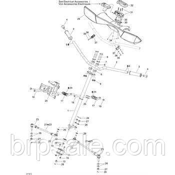 Гайка М3 Can-Am BRP FLAT WASHER M3, STAINLESS, фото 1
