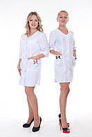 Милый медицинский халат для женщин-врачей размер 42