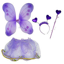Карнавальний костюм Чарівний метелик фіолетовий
