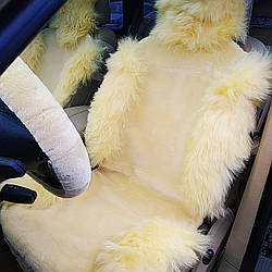 Комплект авточохлів із хутра на передні сидіння