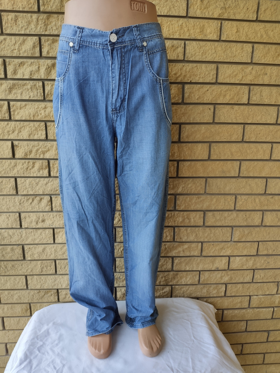 Джинсы Мужские Легкие Коттоновые Больших Размеров LONGLI, Турция ...