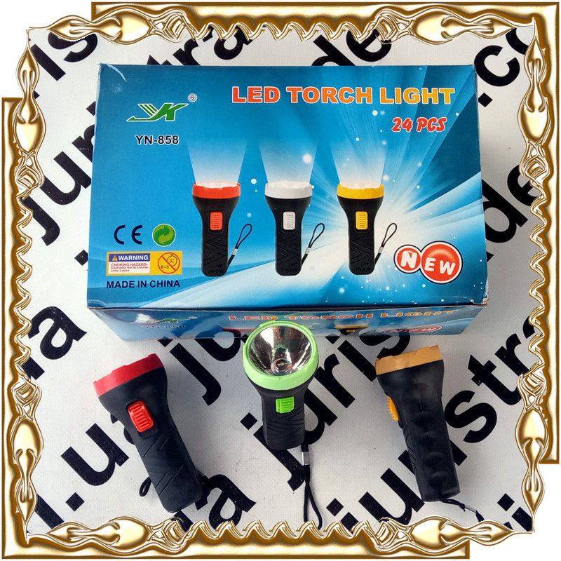 Фонарик Led Torch Light (1 led.) на батар. 1*R06(AA) 1.5V YN-858 24 шт./пач.