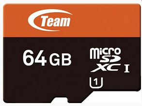 Картка пам'яті microSDXC 64 GB Team xTreem Class 10 UHS-I + SD-adapter