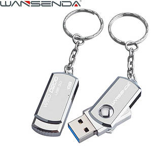 USB 3.0 флешнакопичувач WANSENDA WSD D200 64 Гб. Корпус — метал. Silver