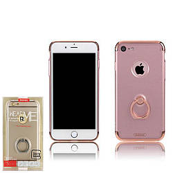 Чехол Remax Lock with Ring iPhone 7  Pink