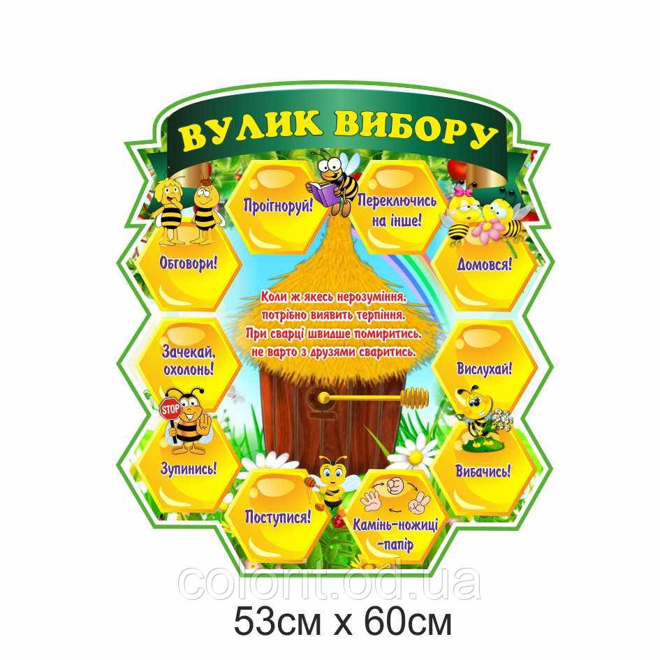 Стенд НУШ "Коло вибору"