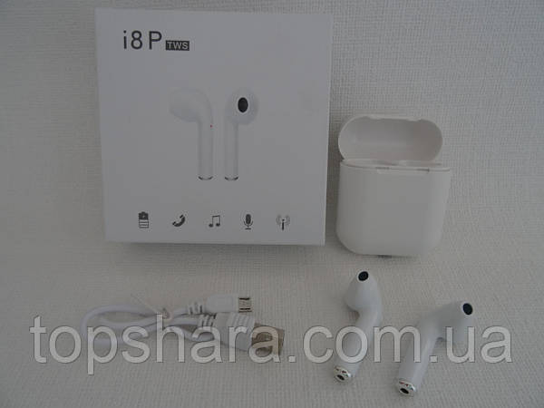 Bluetooth stereo i8P TWS White