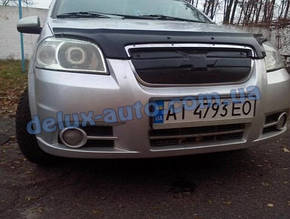 Зимова решітка глянець на Chevrolet Aveo T250 2005-2011 рр.