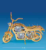 Фігурка Сваровські з позолотою "Мотоцикл" AR-3615, фото 2