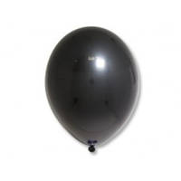 Воздушные шары черные пастель, шарики надувные 30 см 12" BelBal Бельгия набор 5 шт