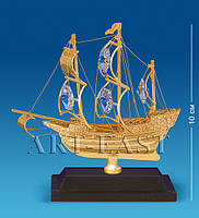Фігурка Сваровські з позолотою "Корабл на підставці" AR-4423, фото 2