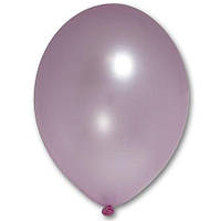Воздушные шары светло розовые металлик 30 см BelBal Бельгия 5 шт