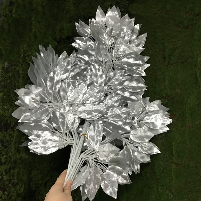 Гілка фікус срібло ( 12 шт в уп), фото 1