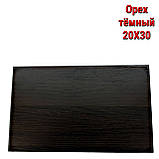 Плакетка (підкладка для диплому) MDF 20x30 (горіх темний), фото 3