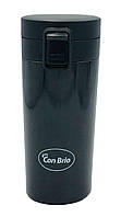Термокружка з нержавіючої сталі Con Brio (Кон Бріо) 300 мл (CB-385) Чорний
