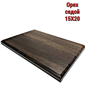 Плакетка (підкладка для диплому) MDF 15x20 (горіх сивий темний)