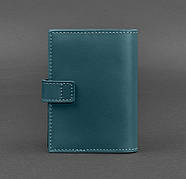 Обкладинка для паспорта зі шкіри з віконцем 5.0 (зелена), фото 5