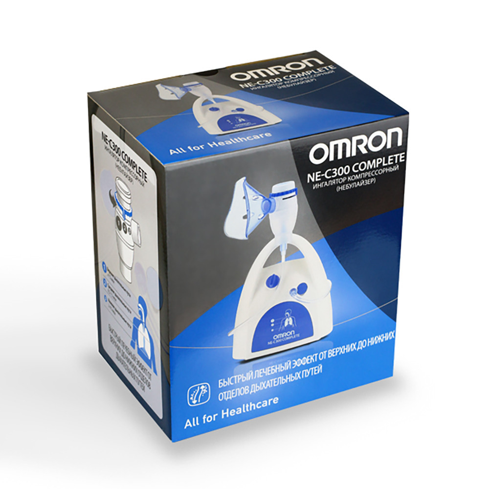 Інгалятор (небулайзер) Omron A3 Complete (NE-C300-E) компресорний гарантія 3 роки