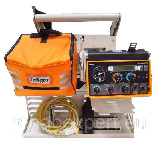 Респіратор для машини швидкої допомоги DRAGER Oxylog 2000 Ambulance Respirator