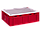 Ящик пластиковий 600х400х190 червоний, фото 2