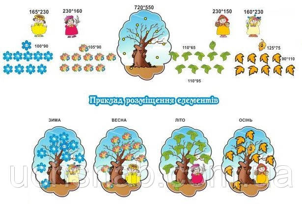 Розвивальна гра "Врема року"