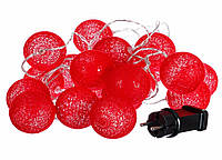 Тайские фонарики "Красный" (20 шариков)