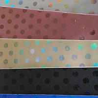 Экокожа Горох набор 5 цветов