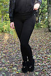 Лосини жіночі трикотажні утеплені на флісі, фото 4