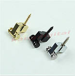 Роликові ретейнери для гітари електрогітари хром, фото 2