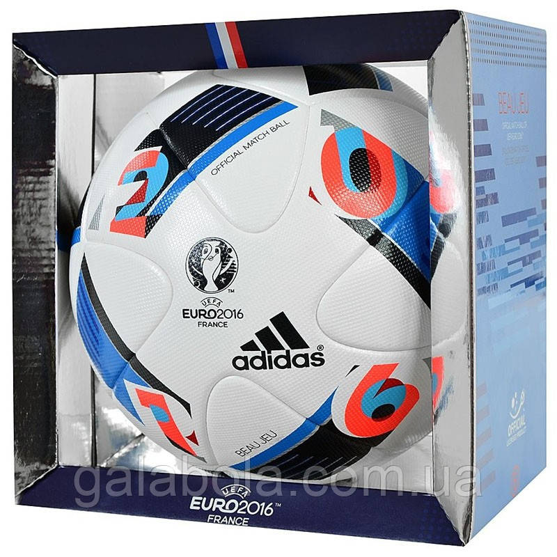М'яч футбольний Adidas Beau Jeu EURO16 OMB AC5415 (розмір 5), фото 1