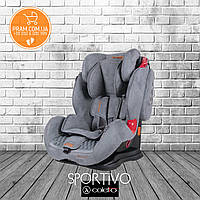 COLETTO SPORTIVO 2019 автокрісло групи 1-2-3 (9-36 kg) Grey Сірий