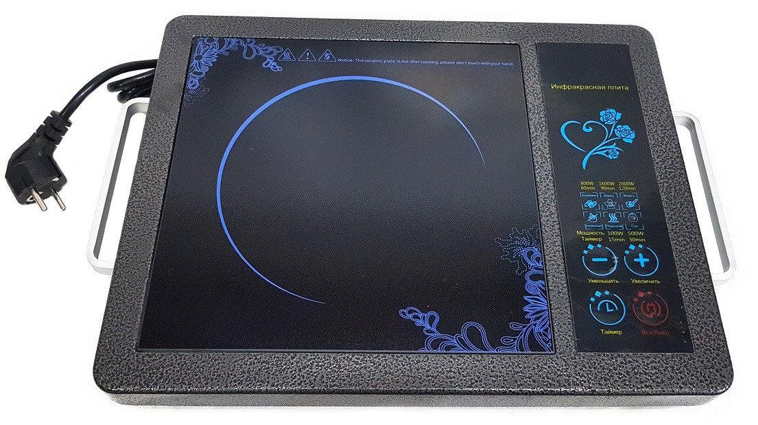 Електроплита інфрачервона однокомфорна 2000W Domotec MS-5842
