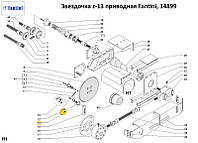 Звездочка z-13 приводная Fantini, 14899