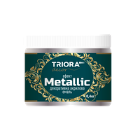 Декоративная акриловая эмаль Metallic "Triora" серебро 0,1 кг