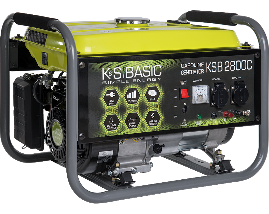Електрогенератор K&S BASIC KSB 2800C  (2,5-2,8 кВт), мідна, фото 1