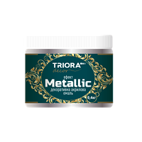 Декоративная акриловая эмаль Metallic "Triora" серебро 0,4 кг