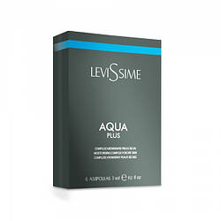 Levissime Aqua Plus. Зволожуючий комплекс в ампулах для шкіри обличчя, 6*3мл.