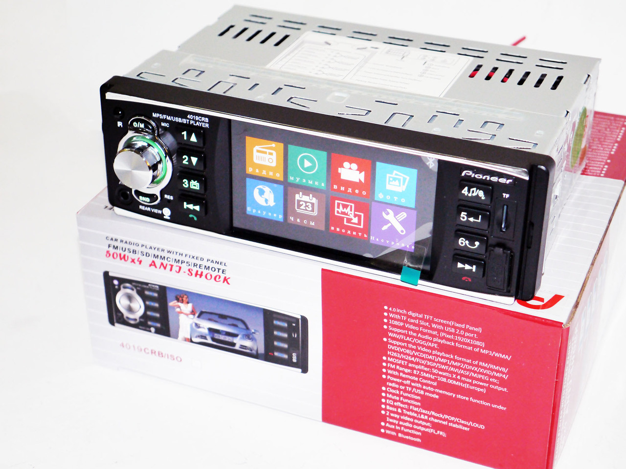 Автомагнітола MP5 4019 екран 4.1 Bluetooth AV-in