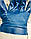 Рукавичка маслостійке (синя) "Intertool Sp-0001" з нітриловим покриттям., фото 4