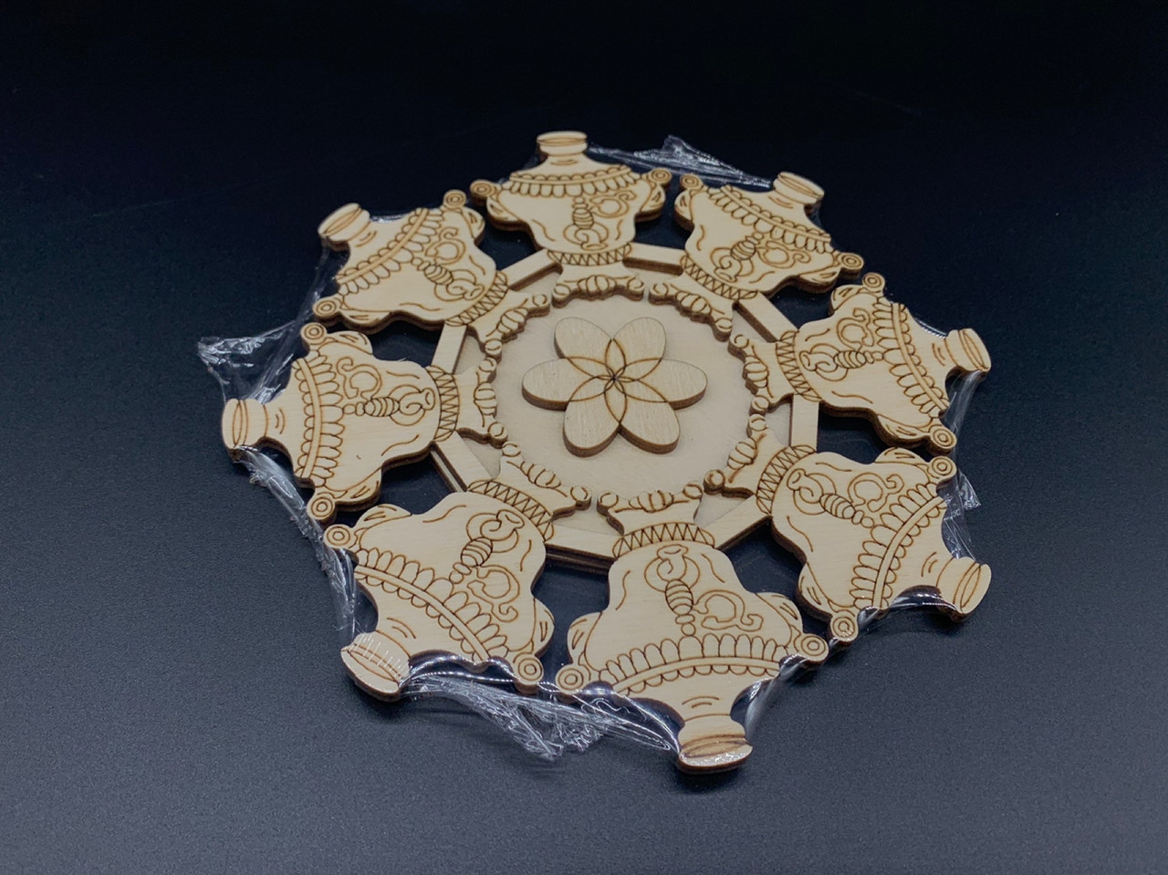 Підставка під гаряче. Самовар. 17см, фото 1