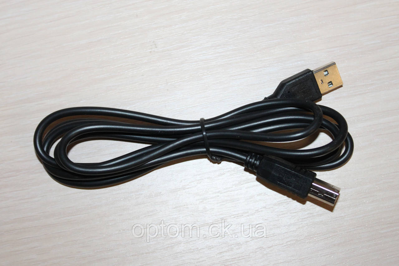 Кабель для Принтера (AM/BM) USB 1.5 метра чорний