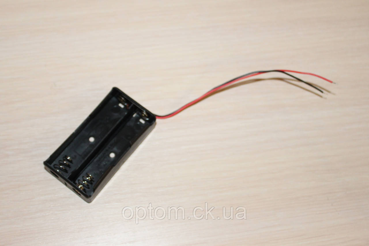 Бокс для акб 18650 на 2 шт., фото 1