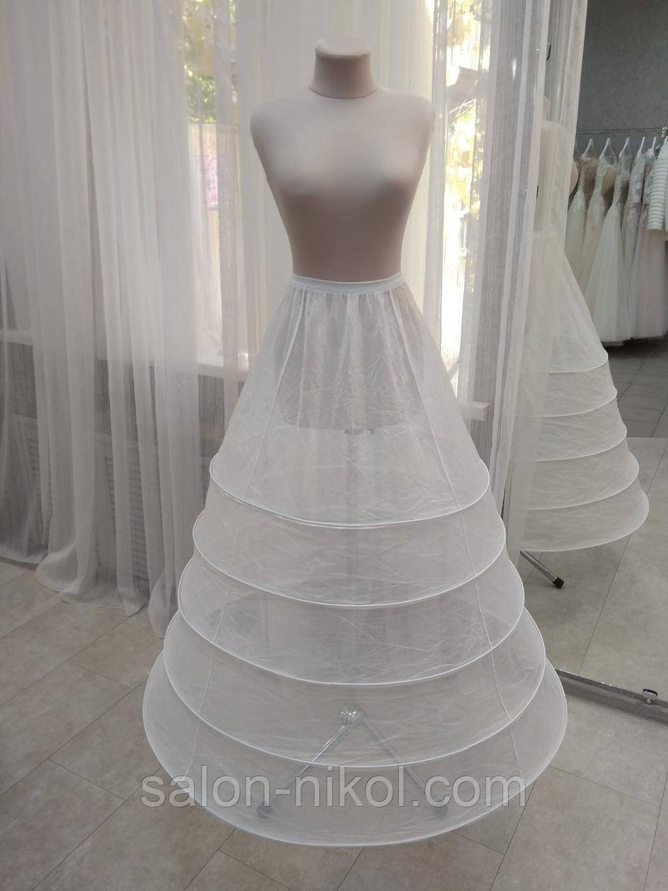 Під'юбник під весільну сукню: кринолін, підспідничник, кільця № 5, фото 1