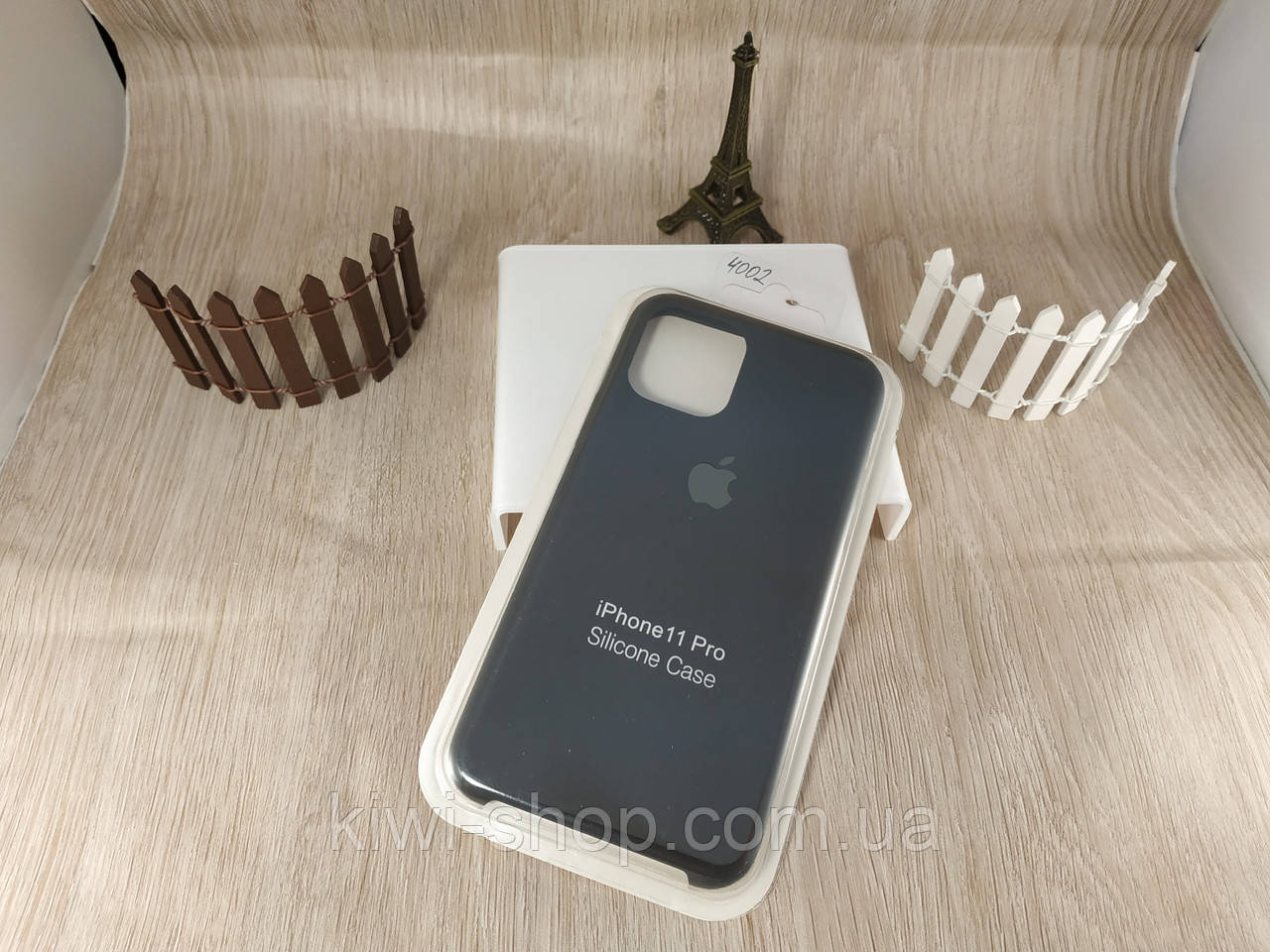 Оригінальний силіконовий чохол для Iphone 11 Pro Soft Touch — чорний, фото 1