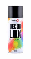 NOWAX Decor Lux Акриловая спрей-краска черная глянцевая NX48010 450мл