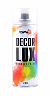 NOWAX Decor Lux Акриловая спрей-краска бесцветный лак NX48015 450мл