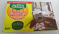 Ловушка-контейнер приманки от тараканов и муравьёв Global / Глобал 6 шт
